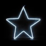 ΑΣΤΕΡΙ 200 LED NEON ΦΩΤΟΣΩΛΗΝΑ 2m SMD ΨΥΧΡΟ ΛΕΥΚΟ ΣΤΑΘΕΡΟ ΜΕ 1.5m ΚΑΛΩΔΙΟ IP44 580x540mm