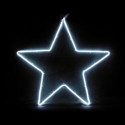 ΑΣΤΕΡΙ 200 LED NEON ΦΩΤΟΣΩΛΗΝΑ 2m SMD ΨΥΧΡΟ ΛΕΥΚΟ ΣΤΑΘΕΡΟ ΜΕ 1.5m ΚΑΛΩΔΙΟ IP44 580x540mm