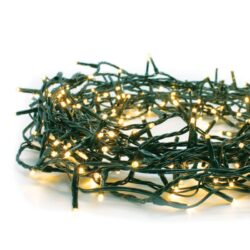 ΛΑΜΠΑΚΙΑ 300 LED ΣΕ ΣΕΙΡΑ ΣΟΥΠΕΡ ΘΕΡΜΟ ΛΕΥΚΟ ΚΑΟΥΤΣΟΥΚ ΑΝΑ 50mm ΑΝΤΑΠΤΟΡΑ 31VDC ΜΕ ΔΥΝΑΤΟΤΗΤΑ ΕΠΕΚΤΑΣΗΣ MAX 2 ΣΕΤ & ΚΑΛΩΔΙΟ ΠΡΑΣΙΝΟ IP44 15mm