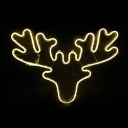 ΚΕΦΑΛΙ ΤΑΡΑΝΔΟΥ 300 LED NEON ΦΩΤΟΣΩΛΗΝΑ 3m SMD ΘΕΡΜΟ ΛΕΥΚΟ ΣΤΑΘΕΡΟ ΜΕ 1.5m ΚΑΛΩΔΙΟ IP44 605x420mm