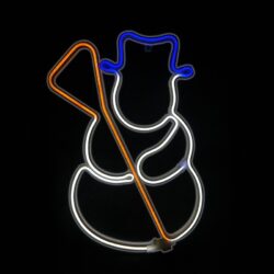 ΧΙΟΝΑΝΘΡΩΠΟΣ 300 LED NEON ΦΩΤΟΣΩΛΗΝΑ 3m SMD ΠΟΛΥΧΡΩΜΟ ΣΤΑΘΕΡΟ ΜΕ 1.5m ΚΑΛΩΔΙΟ IP44 370x530mm