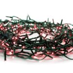 ΛΑΜΠΑΚΙΑ 300 LED ΣΕ ΣΕΙΡΑ ΚΟΚΚΙΝΑ ΚΑΟΥΤΣΟΥΚ ΑΝΤΑΠΤΟΡΑ 31VDC ΜΕ ΔΥΝΑΤΟΤΗΤΑ ΕΠΕΚΤΑΣΗΣ MAX 2 ΣΕΤ & ΚΑΛΩΔΙΟ ΜΑΥΡΟ 3m IP44 50mm