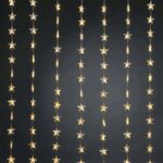 ΛΑΜΠΑΚΙΑ ΚΟΥΡΤΙΝΑ ΣΕ ΣΧΗΜΑ ΑΣΤΕΡΙ 48 LED ΘΕΡΜΟ ΛΕΥΚΟ ΑΝΤΑΠΤΟΡΑ & 8 ΠΡΟΓΡΑΜΜΑΤΑ IP44 ΠΡΑΣΙΝΟ ΚΑΛΩΔΙΟ 5mm 120x240mm