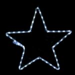 ΑΣΤΕΡΙ ΜΟΝΟΚΑΝΑΛΟΣ ΦΩΤΟΣΩΛΗΝΑΣ 48 LED 2m ΨΥΧΡΟ ΛΕΥΚΟ IP44 550mm ΜΕ 1.5m ΚΑΛΩΔΙΟ