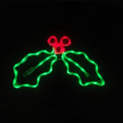 ΓΚΙ ΜΟΝΟΚΑΝΑΛΟΣ ΦΩΤΟΣΩΛΗΝΑΣ 60 LED 2.5m ΠΡΑΣΙΝΟ & KOKKINO IP65 450x320mm ΜΕ 1.5m ΚΑΛΩΔΙΟ