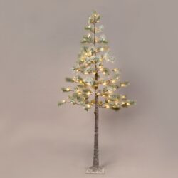 ΔΙΑΚΟΣΜΗΤΙΚΟ ΠΕΥΚΟΔΕΝΤΡΟ 128 LED ΘΕΡΜΟ ΛΕΥΚΟ ΜΕ ΚΑΦΕ ΚΑΛΩΔΙΟ 3M & ΑΝΤΑΠΤΟΡΑ 24VDC IP20 260X260X240mm