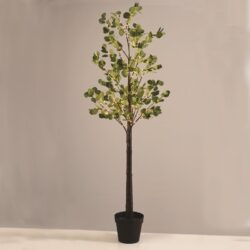 ΔΙΑΚΟΣΜΗΤΙΚΟ ΔΕΝΤΡΟ ΕΥΚΑΛΙΠΤΟΣ ΜΕ ΓΛΑΣΤΡΑ 210 LED ΘΕΡΜΟ ΛΕΥΚΟ ΜΕ ΚΑΛΩΔΙΟ 5Μ & ΑΝΤΑΠΤΟΡΑ 4