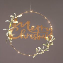 ΚΡΕΜΑΣΤΟ ΕΠΙΓΡΑΦΗ MERRY CHRISTMAS ΔΙΑΚΟΣΜΗΤΙΚΟ 40LED ΘΕΡΜΟ ΣΤΑΘΕΡΟ ΜΠΑΤΑΡΙΕΣ 2ΧΑΑ (ΔΕΝ ΣΥΜΠ) IP20 400mm