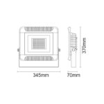 Υ/Κ LED FLOOD LIGHT IP66 150W 4000K 13100Lm 230V 4PCS/CART - Image 4