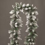 ΧΡΙΣΤΟΥΓΕΝΝΙΑΤΙΚΟ ΓΙΡΛΑΝΤΑ ΧΙΟΝΙΣΜΕΝΑ PVC 400mm