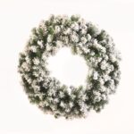 ΧΡΙΣΤΟΥΓΕΝΝΙΑΤΙΚΟ ΣΤΕΦΑΝΙ ΧΙΟΝΙΣΜΕΝΟ PVC 760mm