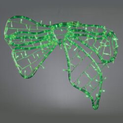 "BOW" 96 LED ΣΧΕΔΙΟ 4m ΜΟΝΟΚΑΝΑΛ ΦΩΤΟΣΩΛ&96 ED ΛΑΜΠΑΚ ΣΕΙΡΑ ME ANTAΠΤΟΡΑ 36VDC GREEN IP44 60x45cm