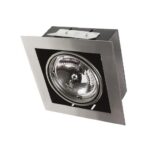 ΚΟΝΣΟΛΑ ΧΩΝΕΥΤΗ ΚΙΝΗΤΗ ΑΤΣΑΛΙ ΝΙΚΕΛ ΜΑΤ ΣΥΜΒΑΤΙΚΟ 1xAR111  IP20 207x207x85mm