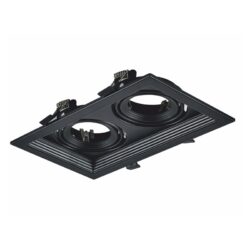 BLACK COLOR ΣΠΟΤ 2xGU10 130x225