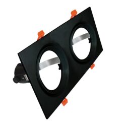 AR111 - ΚΟΝΣΟΛΑ ΧΩΝΕΥΤΗ ΓΙΑ ΣΠΟΤ ΑΣΤΑΛΙ ΜΑΥΡΗ IP20 Φ320x165mm