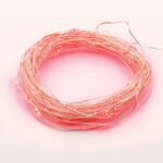 ΛΑΜΠΑΚΙΑ 100 LED 1.8W ΣΕ ΣΕΙΡΑ ΘΕΡΜΟ ΛΕΥΚΟ ΚΑΟΥΤΣΟΥΚ ΚΟΚΚΙΝΟ ΑΣΗΜΙ ΑΝΑ 10mm ΑΝΤΑΠΤΟΡΑ 3VDC ΜΕ 8 ΠΡΟΓΡΑΜΜΑΤΑ & ΚΑΛΩΔΙΟ ΧΑΛΚΟΥ 3m IP44