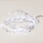 ΛΑΜΠΑΚΙΑ ΔΙΑΚΟΣΜΗΤΙΚΑ ΣΧΕΔΙΟ ΠΕΡΛΑ ΣΕΙΡΑ 20 LED 1.2W ΨΥΧΡΟ ΛΕΥΚΟ ΑΣΗΜΙ ΚΑΛΩΔΙΟ ΧΑΛΚΟΥ ΚΑΙ ΜΠΑΤΑΡΙΑ 2xAA IP20 2m+100mm