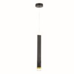 NETTO ΦΩΤΙΣΤΙΚΟ ΚΡΕΜΑΣΤΟ ΜΑΤ ΜΑΥΡΟ ΜΕΤΑΛΛΙΚΟ LED 5W 3000K 300Lm IP20 Φ100Χ2270MM