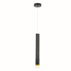 NETTO ΦΩΤΙΣΤΙΚΟ ΚΡΕΜΑΣΤΟ ΜΑΤ ΜΑΥΡΟ ΜΕΤΑΛΛΙΚΟ LED 5W 3000K 300Lm IP20 Φ100Χ2270MM
