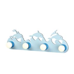 NETTO ΦΩΤΙΣΤΙΚΟ ΕΠΙΤΟΙΧΟ ΜΠΛΕ MDF ΣΥΜΒΑΤΙΚΟ 4ΧΕ27 IP20 510Χ170Χ60mm