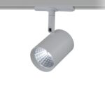 LED COB ΦΩΤΙΣΤΙΚΟ ΡΑΓΑΣ 230V AC 7W 3000K 24° 700LM Ra80 2 ΣΥΡΜΑΤΑ ΓΚΡΙ