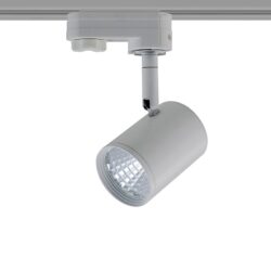LED COB ΦΩΤΙΣΤΙΚΟ ΡΑΓΑΣ 230V AC 7W 3000K 24° 700LM Ra80 4 ΣΥΡΜΑΤΑ ΓΚΡΙ