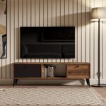 Έπιπλο Τηλεόρασης 1214 Lidya-Antrasit Serenat Μ138xΠ29.5xΥ42.6εκ.