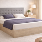 Κρεβάτι ξύλινο διπλό Zen με Δώρο Κρεβατοσάνιδα