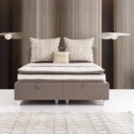 Κρεβάτι υφασμάτινο Monaco με αποθηκευτικό χώρο