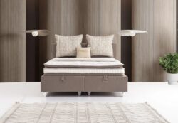 Κρεβάτι υφασμάτινο Monaco με αποθηκευτικό χώρο