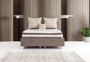 Κρεβάτι υφασμάτινο Monaco με αποθηκευτικό χώρο