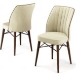 Καρέκλα Υφασμάτινη Κρέμ