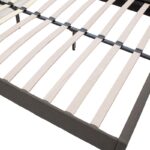 Κρεβάτι Nevil pakoworld 150x200 με ύφασμα χρώμα ανθρακί - Image 8