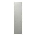 Ντουλάπα τρίφυλλη Merzia pakoworld  sonoma-λευκό 120x46.5x183εκ - Image 6