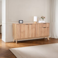 Μπουφές Hamea pakoworld mdf σε φυσική απόχρωση 150x39