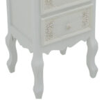 Κομοδίνο Pazlen Inart mdf σε λευκή αντικέ απόχρωση 40x45x65εκ - Image 6