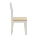 Καρέκλα Dallan pakoworld rubberwood λευκό 40x47.5x89εκ - Image 3