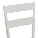 Καρέκλα Dallan pakoworld rubberwood λευκό 40x47.5x89εκ - Image 7