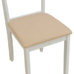 Καρέκλα Dallan pakoworld rubberwood λευκό 40x47.5x89εκ - Image 8