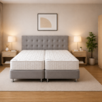 Σετ Κρεβατοκάμαρας Soft Grey Boxspring