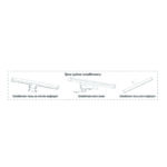 InLight Επιτοίχιο φωτιστικό LED 10W 4000K από πλαστικό σε χρώμιο απόχρωση D:40cm (1043-Β) - Image 4