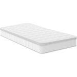 Κρεβάτι με στρώμα Nevil-Perfecto pakoworld pu λευκό 100x200εκ - Image 3