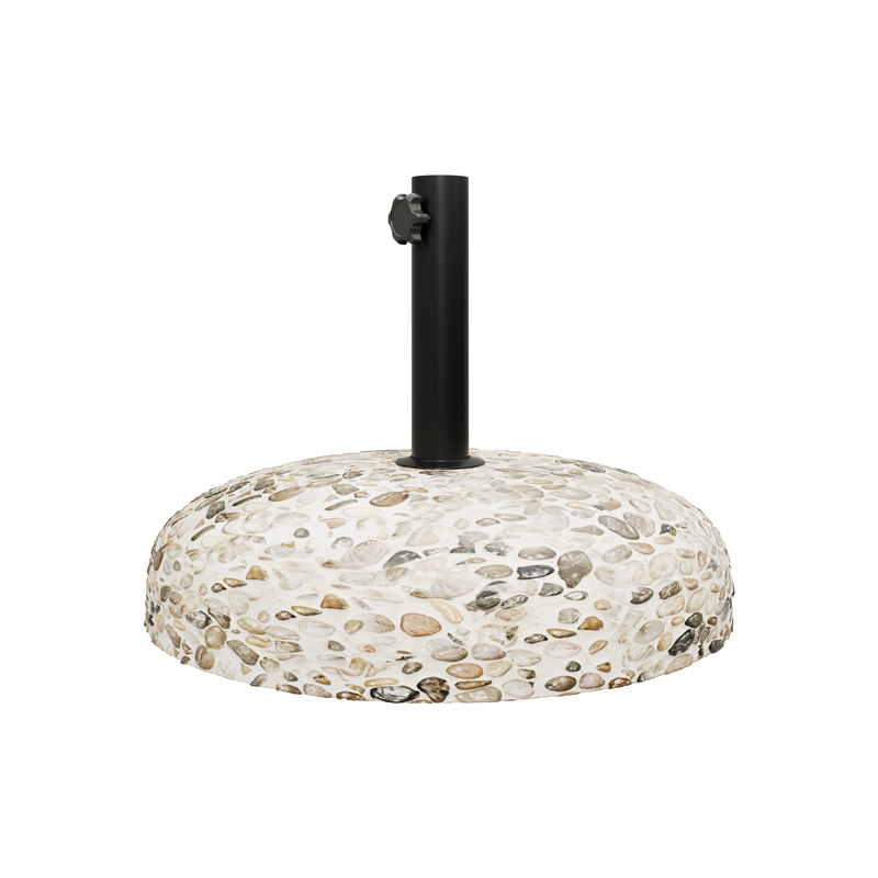 218-000021 Βάση ομπρέλας Nimbus pakoworld τσιμέντο ψηφιδωτή 25kg Φ50εκ