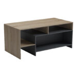 Τραπέζι σαλονιού Consa pakoworld sonoma - ανθρακί 120x60x52.8εκ - Image 5