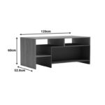 Τραπέζι σαλονιού Consa pakoworld sonoma - ανθρακί 120x60x52.8εκ - Image 7