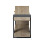 Έπιπλο τηλεόρασης Standi pakoworld σε sonoma-ανθρακί 120x25x36.8εκ - Image 7