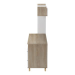 Σύνθεση γραφείου Kontor pakoworld sonoma-λευκό 120x50x160εκ - Image 5