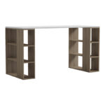 Γραφείο εργασίας Praga pakoworld sonoma-λευκό 140x60x75εκ - Image 6
