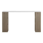 Γραφείο εργασίας Praga pakoworld sonoma-λευκό 140x60x75εκ - Image 7