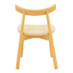 Καρέκλα Clareta pakoworld rubberwood-σχοινί σε φυσική απόχρωση 53x55x79εκ - Image 6